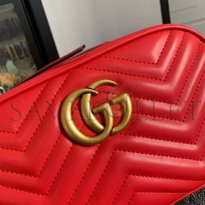 GUCCI MARMONT SMALL MATELASSE SHOULDER BAG 447632   (24*13*7cm)